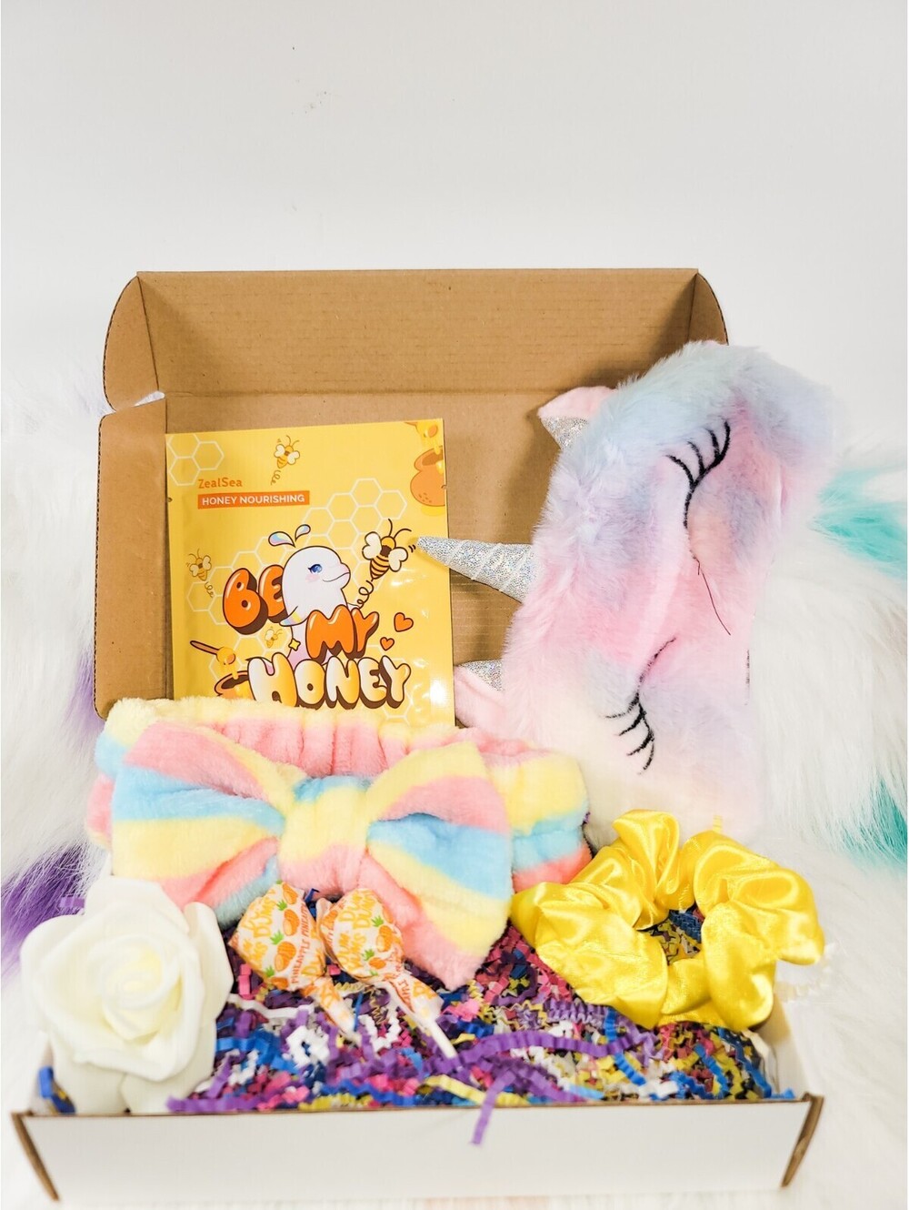Girls Gift Box with Pink Theme – Relaxation & Self-Care